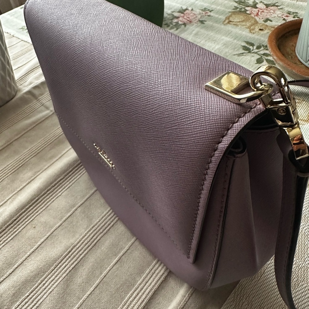 kate spade  New York Lavender Crossbody Saddle Bag - Picture 2 of 5